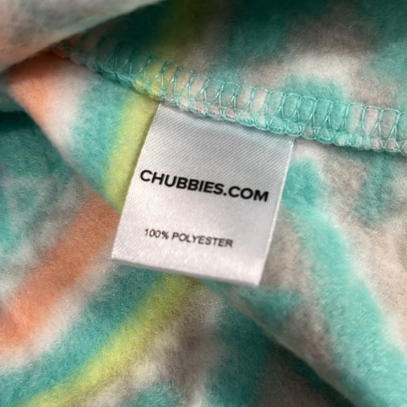 Chubbies Recycled Flame Commander 1/4 Zip Sweatshirt Size Large - Picture 13 of 14
